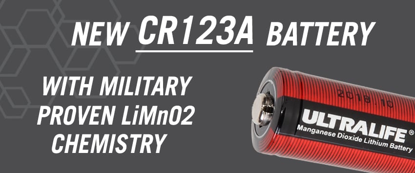 LiMnO2 CR123A Battery from Ultralife